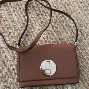 Kate Spade brown leather crossbody